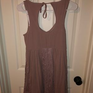 Abercrombie & Fitch Dresses - NWT Dusty Mauve Colored Abercrombie Mini Dress!!! Abercrombie & Fitch Dresses - NWT Dusty Mauve Colored Abercrombie Mini Dress!!!